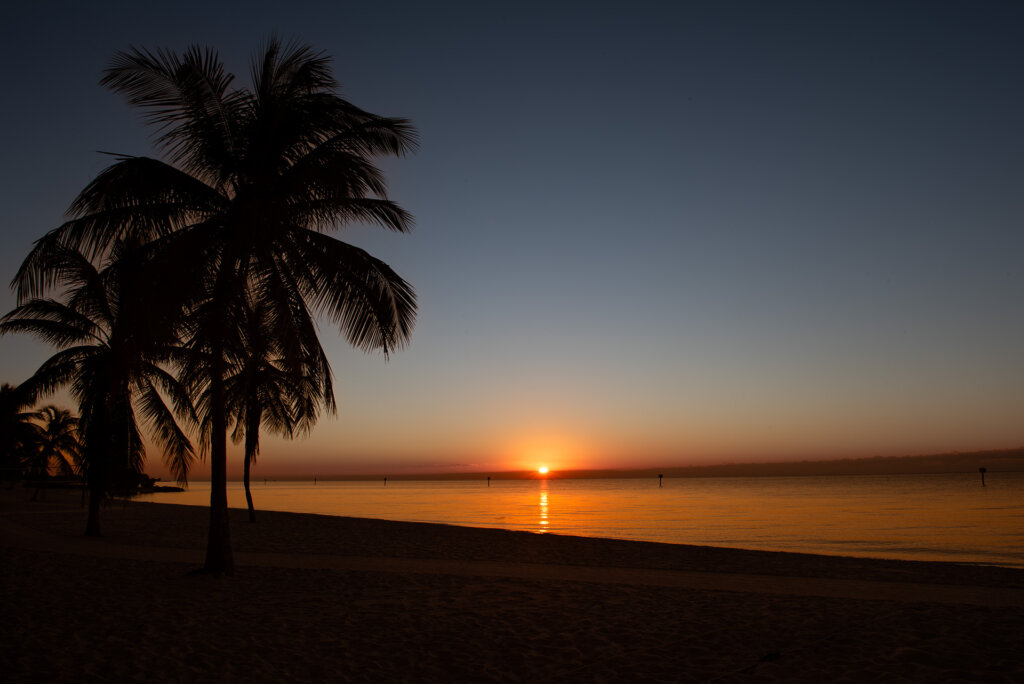 Smathers Beach with the sun just coming over the horizon - Copyright Randy G. Barney Photograhy