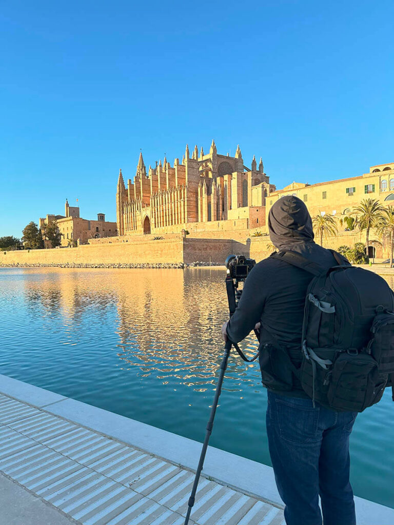 Randy G Barney Photographing in Palma de Mallorca