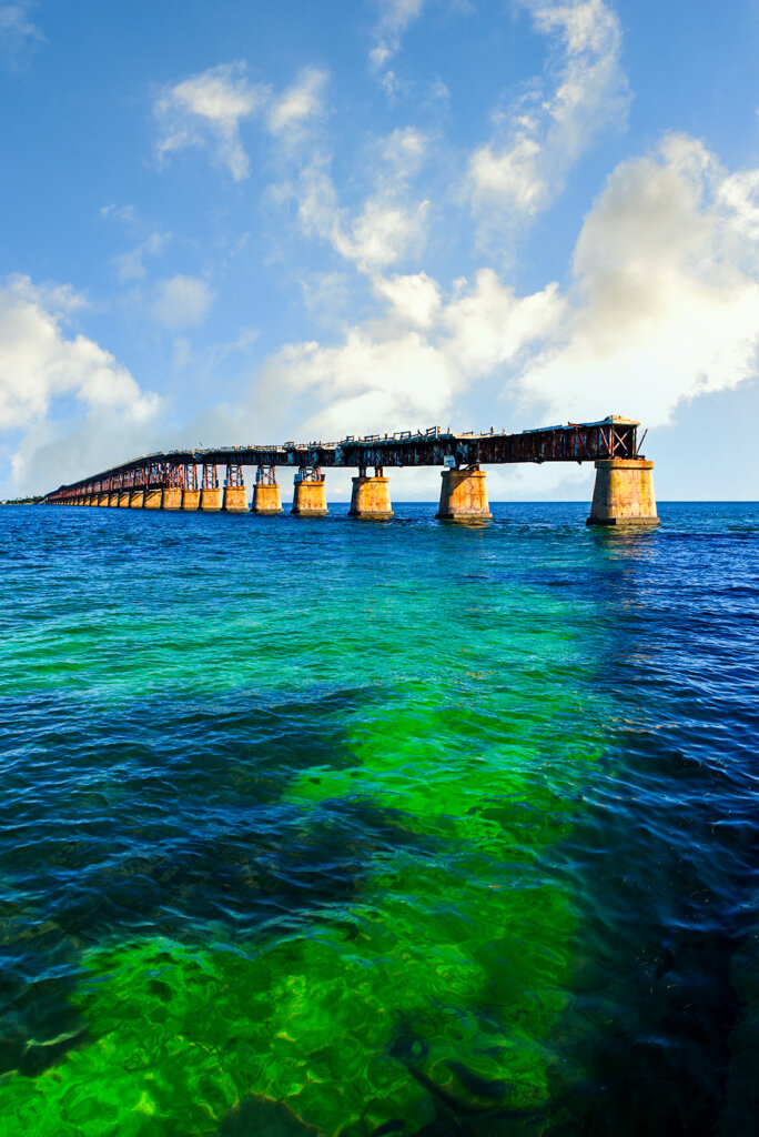 Bahia Honda Bridge in afternoon sun Florida Keys - Copyright Randy G. Barney Photography